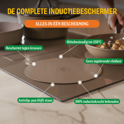 Cook & Pan - Taupe of Mind Inductiebeschermer set - 4 Pack