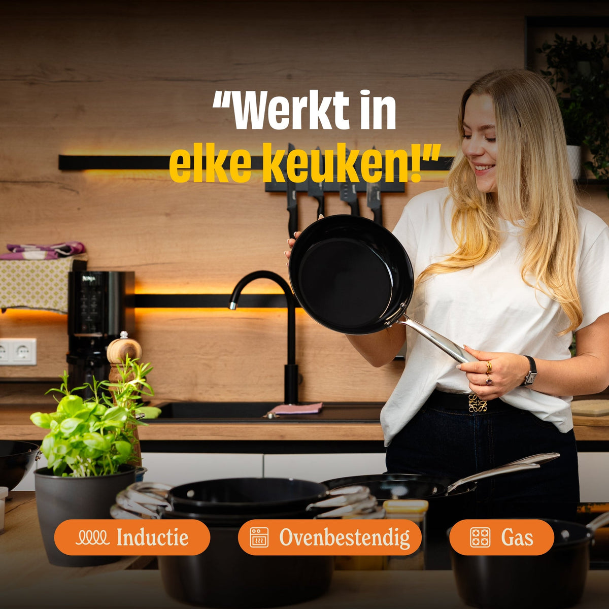 Cook & Pan - Signature Hapjespan 28 cm