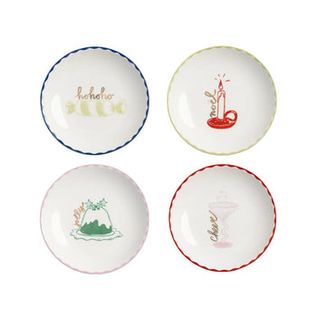 &amp;Klevering - Assiettes à pâtisserie Bliss - Lot de 4 &amp;Klevering