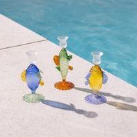 &Klevering - Kandelaar vis groen Kandelaar &Klevering 