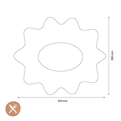 &Klevering - Schaal Sun - Ovaal - Botergeel Schalen &Klevering 