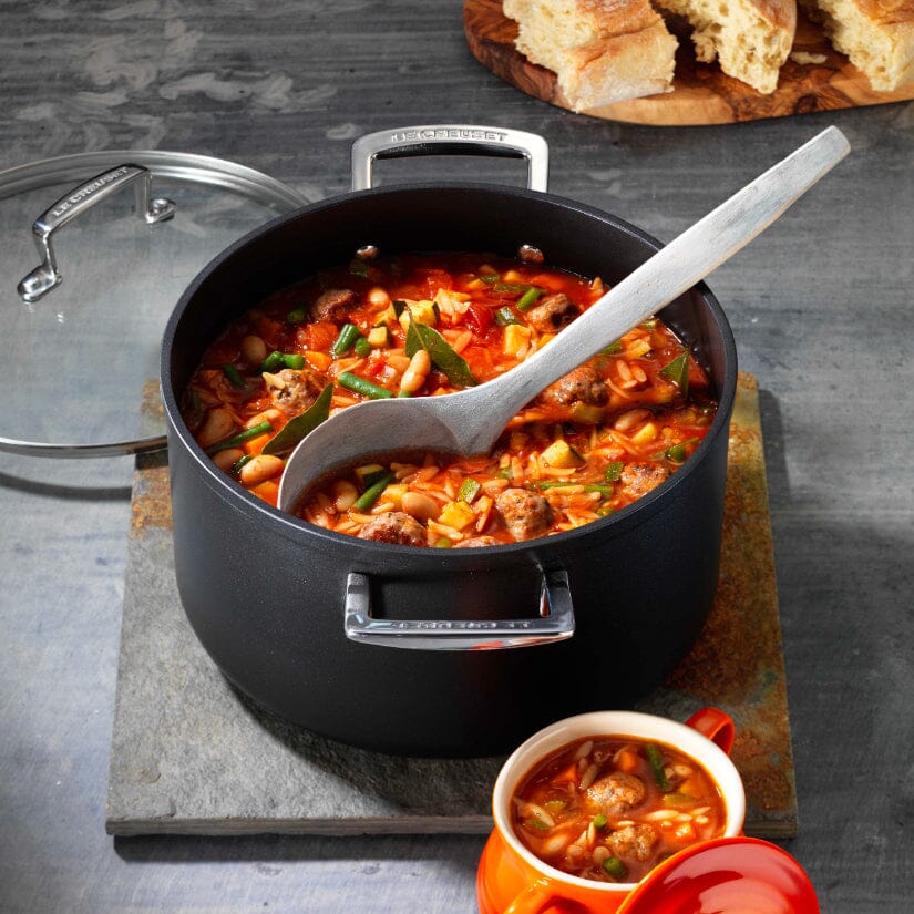 Le Creuset - Braadpan met anti-aanbaklaag en glazen deksel Braadpan Le Creuset 