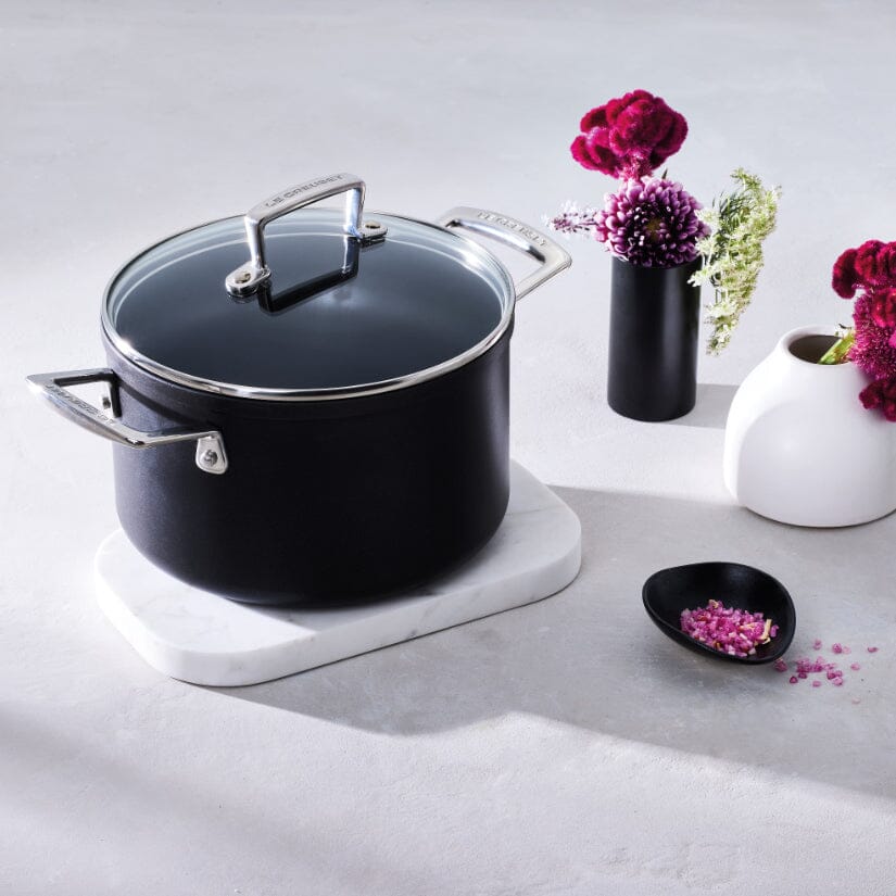 Le Creuset - Braadpan met anti-aanbaklaag en glazen deksel Braadpan Le Creuset 