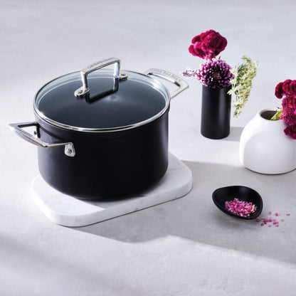 Le Creuset - Braadpan met anti-aanbaklaag en glazen deksel Braadpan Le Creuset 