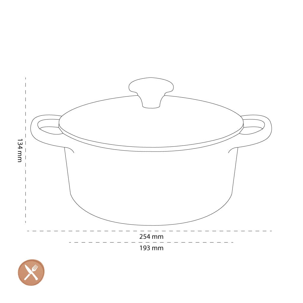 Le Creuset - Braadpan Signature rond Kersenrood 18cm 1,8l Le Creuset 