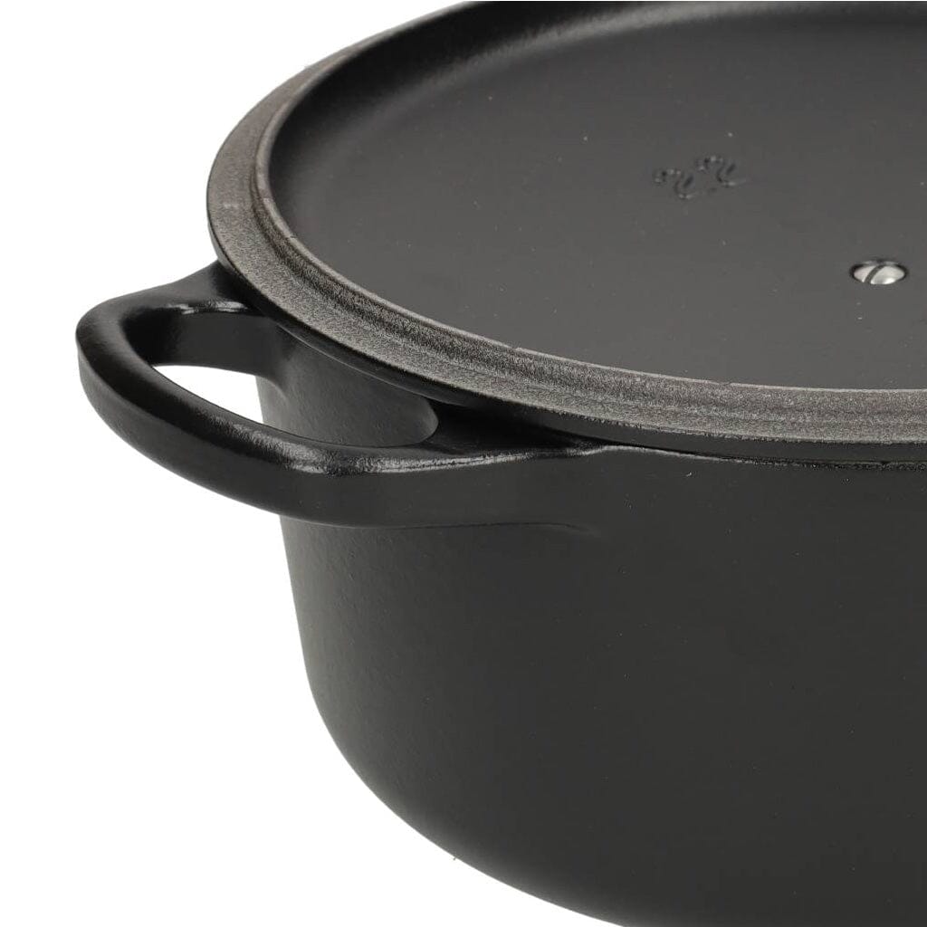 Le Creuset - Braadpan Signature rond Mat Zwart 18cm 1,8l Le Creuset 