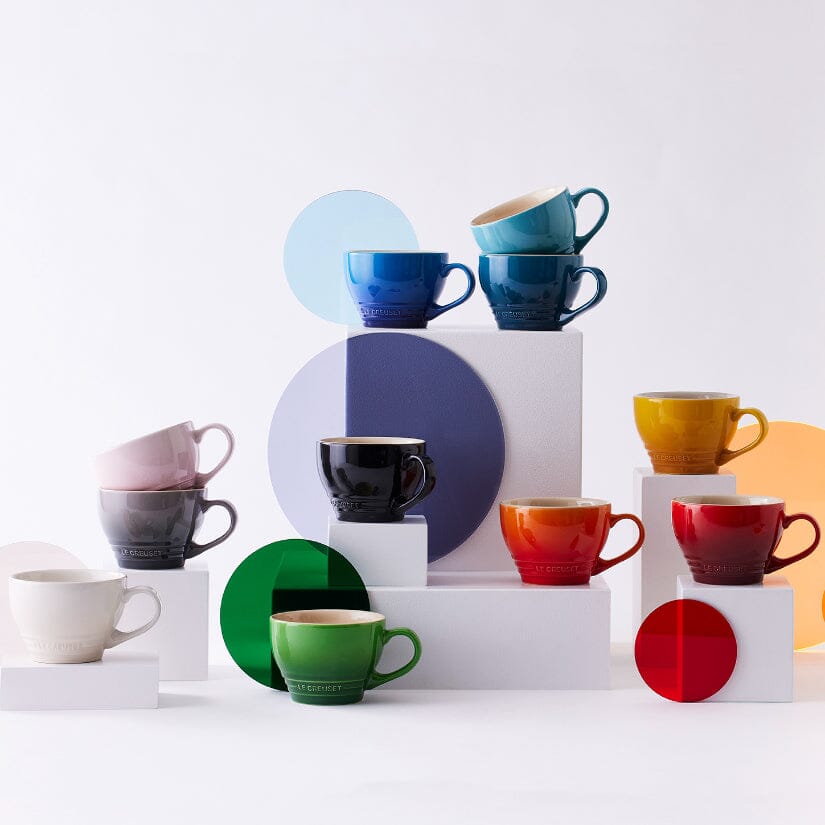 Le Creuset - Grote Cappuccino Mok Bamboo 0,4l Mokken Le Creuset 