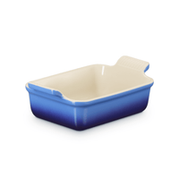 Le Creuset - Heritage Ovenschaal rechthoekig Azure 19 x 14 cm Ovenschaal Le Creuset 