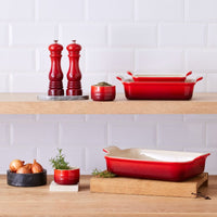 Plat à four rectangulaire Heritage Le Creuset, rouge cerise, 26 x 19 cm