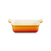 Le Creuset - Heritage Ovenschaal rechthoekig Oranjerood 19 x 14 cm Ovenschaal Le Creuset 
