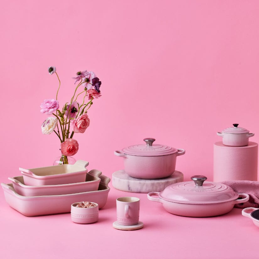 Le Creuset - Heritage Ovenschaal rechthoekig Shell Pink 19 x 14 cm Ovenschaal Le Creuset 