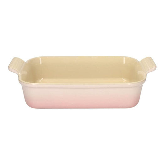 Le Creuset - Heritage Ovenschaal rechthoekig Shell Pink 26 x 19 cm Ovenschaal Le Creuset 
