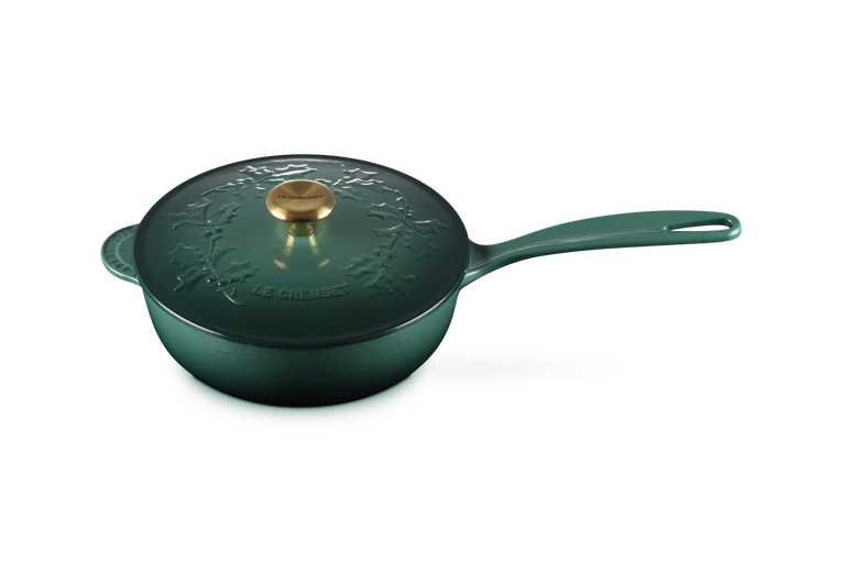 Le Creuset - Holly Collection sauspan ø 21 cm gietijzer Groen Sauspan Le Creuset 