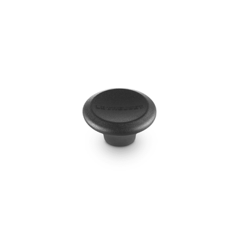 Bouton en plastique rond noir de 5 cm - Le Creuset