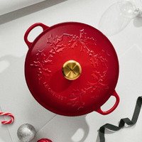 Le Creuset - Marmite Holly Kersenrood 26 cm 4,1 L Braadpan Le Creuset 