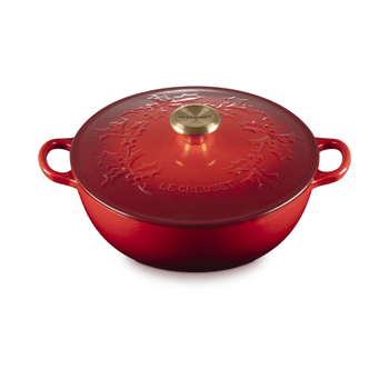 Le Creuset - Marmite Holly Cerise Rouge 26 cm 4,1 L Poêle Le Creuset 