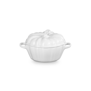 Le Creuset - Mini rôtissoire/plat à mijoter Citrouille Blanc 0,35 L Le Creuset 