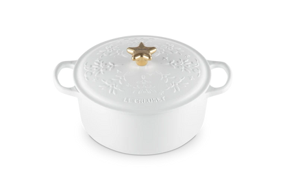 Le Creuset - Noel braadpan 4,2 liter ø 24 cm gietijzer Cotton Braadpan Le Creuset 