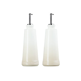 Le Creuset - Olie- en Azijnset Meringue 20x9cm 0,3l - 2 stuks Olie en azijnstel Le Creuset 