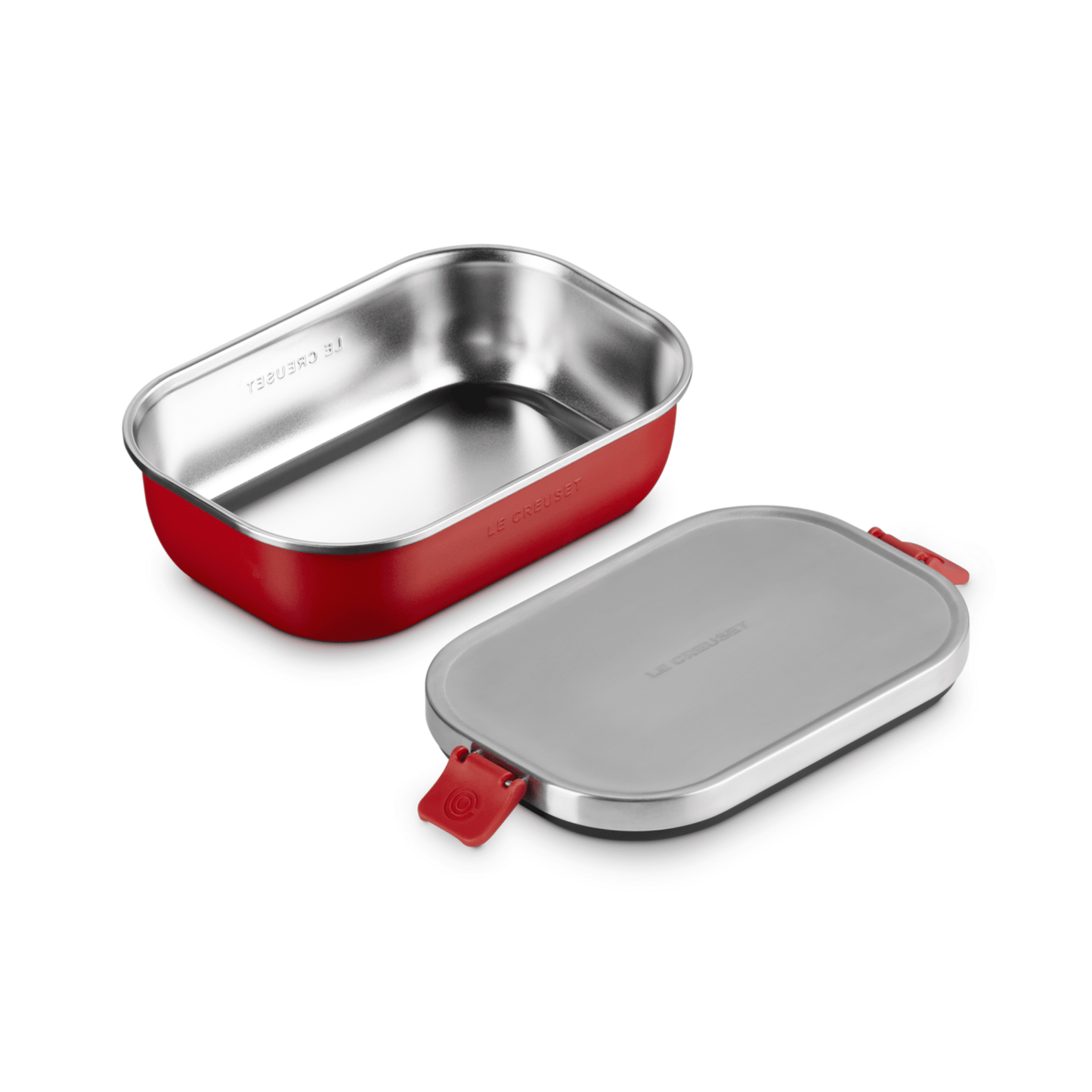Le Creuset - On The Go Lunchbox 0,9L Kersenrood Voedingscontainer Le Creuset 