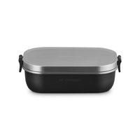 Le Creuset - On The Go Lunchbox 0,9L Mat Zwart Voedingscontainer Le Creuset 