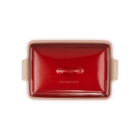Le Creuset - Ovenschaal Rechthoekig met Deksel 33cm Kersenrood Le Creuset 