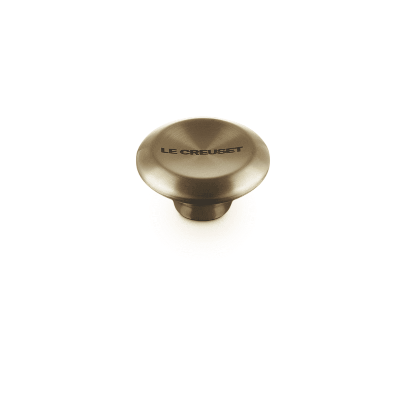 Le Creuset - RVS Knop - Rond - Licht Goud - 5 cm Le Creuset 