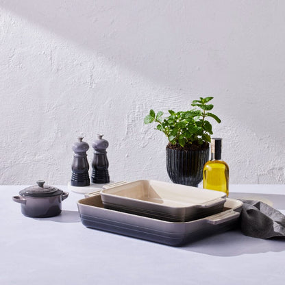 Le Creuset - Set van 2 Kleine Molens Flint 11cm Peper- en Zoutmolen set Le Creuset 