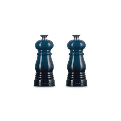 Le Creuset - Set van 2 Kleine Molens Nuit 11cm Peper- en Zoutmolen set Le Creuset 