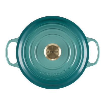 Le Creuset - Signature Braadpan - Bleu Riviera - 24 cm Le Creuset 