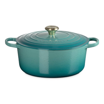 Le Creuset - Signature Braadpan - Blue Riviera - 28 cm Braadpan Le Creuset 