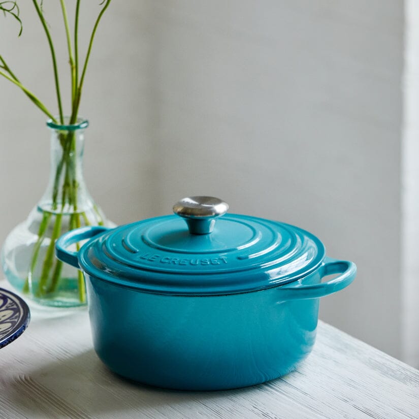 Le Creuset - Signature Braadpan Caribbean Blauw 24 cm Braadpan Le Creuset 