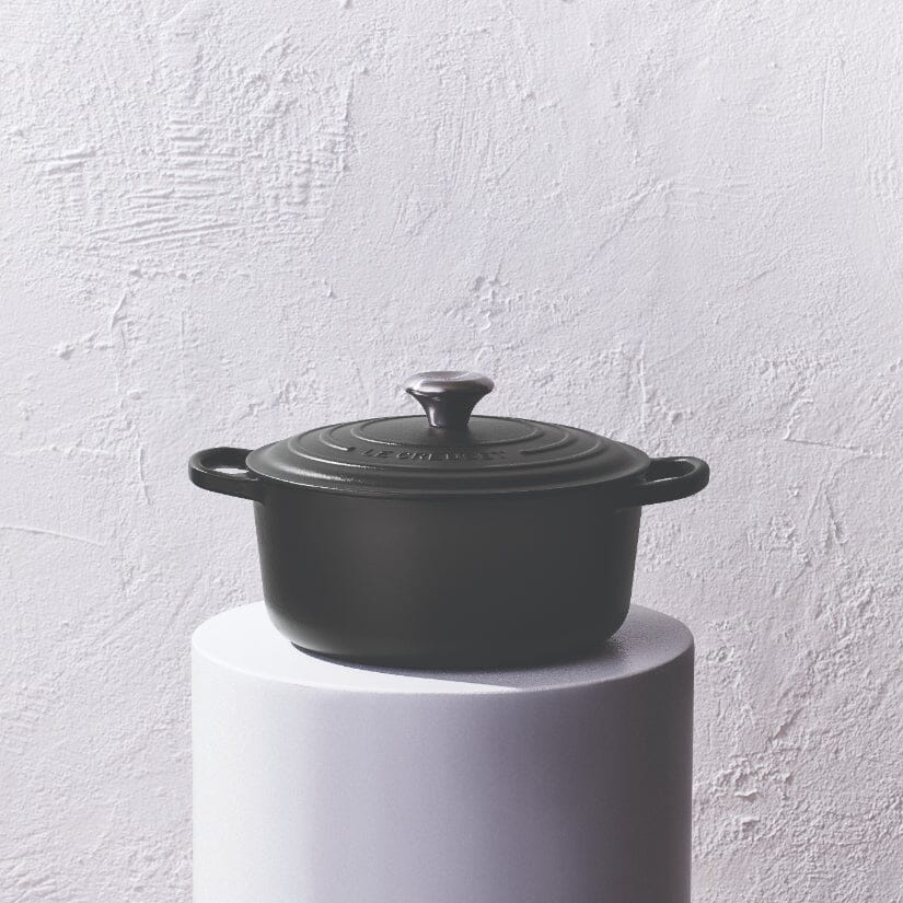 Le Creuset - Signature Braadpan Mat Zwart 18 cm (zwart interieur) Braadpan Le Creuset 