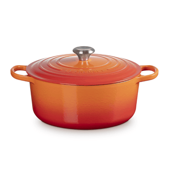 Le Creuset - Cocotte Signature Orange Rouge 28 cm Cocotte Le Creuset