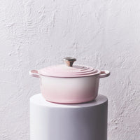 Le Creuset - Cocotte Signature Coquille Rose 24 cm Cocotte Le Creuset