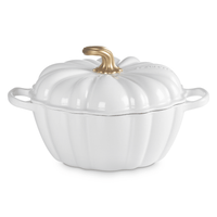 Le Creuset - Signature Pompoen Braadpan Wit 24 cm Braadpan Le Creuset 