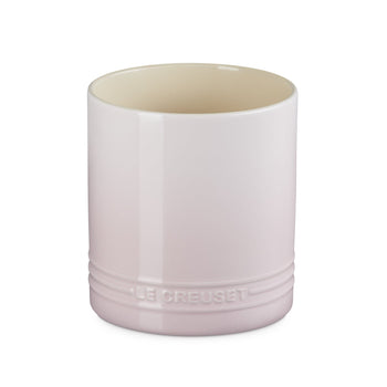 Le Creuset - Pot à spatules rose coquillage 1,1 L, porte-ustensiles de cuisine Le Creuset 
