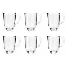 Leonardo - Napoli Latte Macchiato Glas 380ml - 6 stuks Koffiekopjes Leonardo 