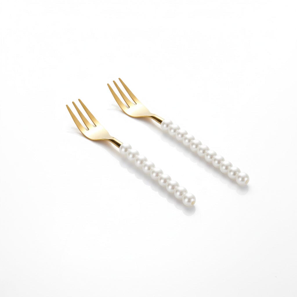 Lepelclub - Gebaksvorkjes - Parel - Set Van 2 LepelClub 