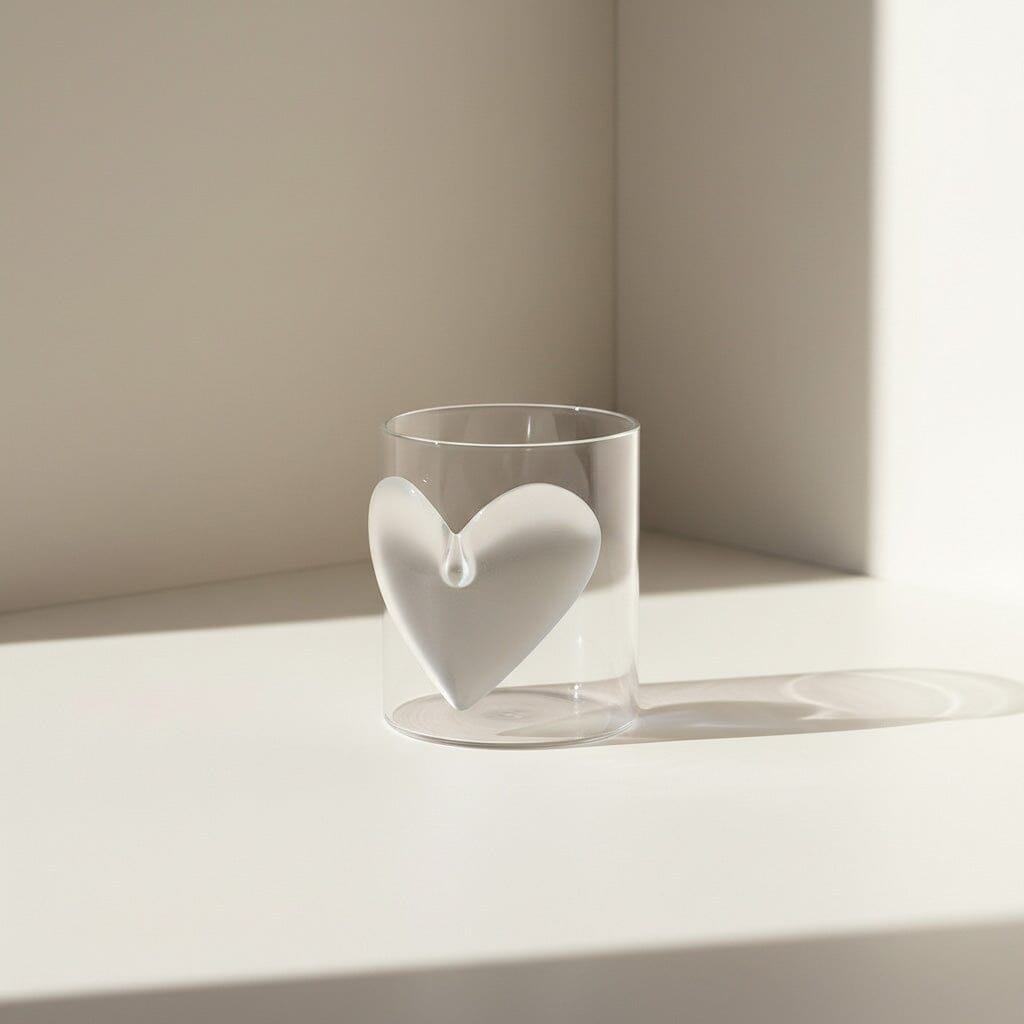 Lepelclub - Glas Hart - Transparant Drinkglazen LepelClub 