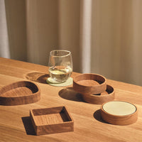 Lind DNA - Onderzetterhouder Curve S Eiken Naturel Onderzetterhouder Lind DNA 