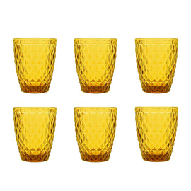 Medard de Noblat - Diamond - Glass 22cl - Amber (set of 6) Medard de Noblat 