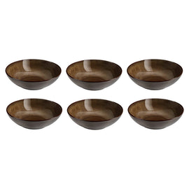 Medard de Noblat - Feeling Bronze Pastabord 18 cm (set van 6) Pastaborden Medard de Noblat 