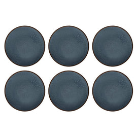 Medard de Noblat - Feeling Indigo Dinnerbord 26.5 cm (set van 6) Dinerborden Medard de Noblat 