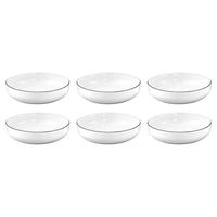 Medard de Noblat - Yaka Black Saladebord 20 cm (set van 6) Pastaborden Medard de Noblat 