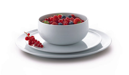 Medard de Noblat - Yaka White Dessertbord 21.5 cm (set van 6) Dessertborden Medard de Noblat 