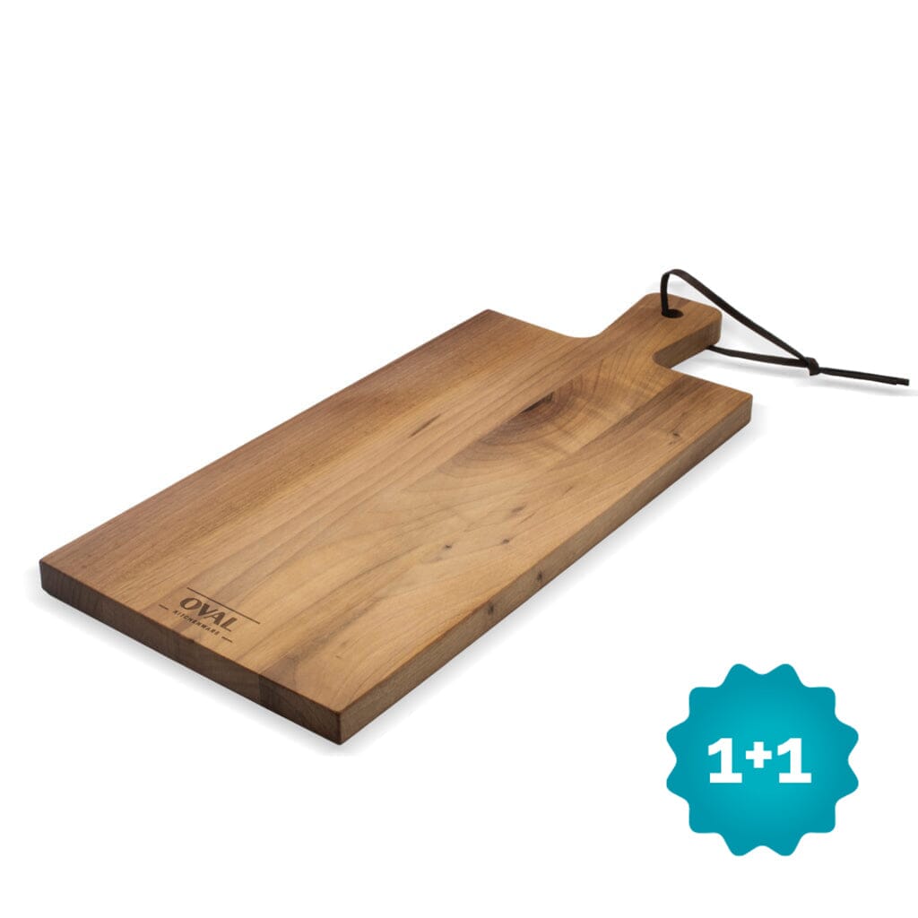 OVAL - Pure Walnut Wood Serveerplank 49 x 20 cm Serveerplank Oval Kitchenware 