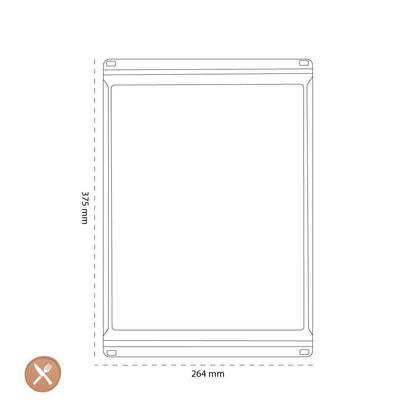 OXO - Snijplank 26,4 x 37,5 cm Kunststof snijplank OXO 