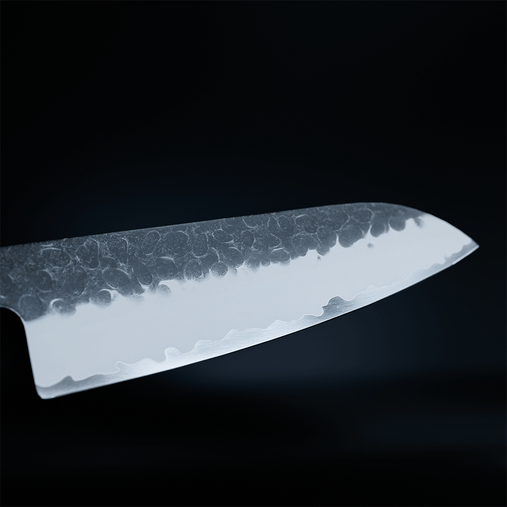 Shinrai Japan - Kurayami Damascus Santokumes 18 cm