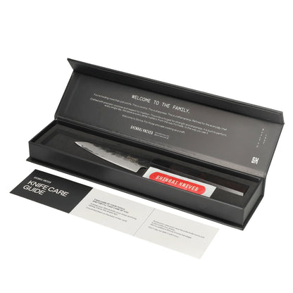 Shinrai Knives - Blackout Edition Damascus Schilmes 8 cm Shinrai Knives 